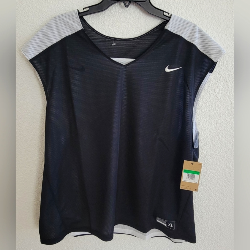 Brand New Nike Reversible Pinnie Jersey Tank Top Black White